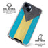 Bahamas Flag Distressed iPhone 15 Clear Case